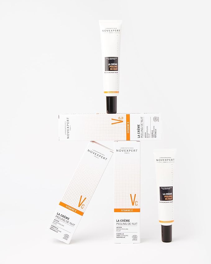 The Peeling Night Cream - Visibly Brighter Skin - Smooth And Radiant Complexion - Deeply Exfoliates And Nourishes - Hypoallergenic - Vegan - Normal, Combination And Oily Skin Types - 1.3 Oz