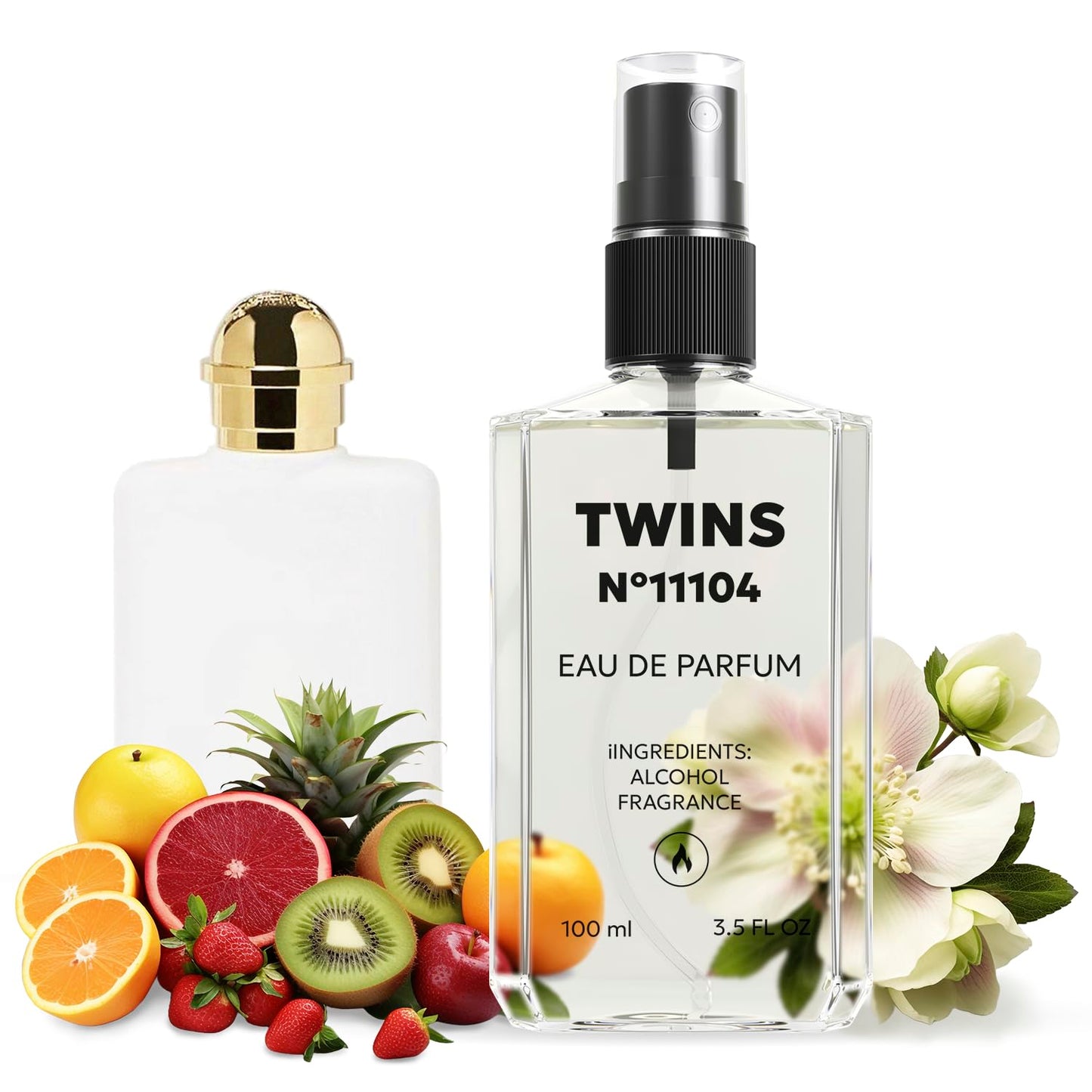 TWINS Impression of Donna | Perfume for Women Eau de Parfum | No.11104 | 3.4 Fl Oz / 100 ml