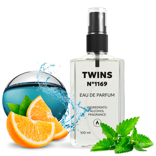 TWINS Impression of Aqva Pour Homme | Perfume for Men Eau de Parfum | No.1169 | 3.4 Fl Oz / 100 ml