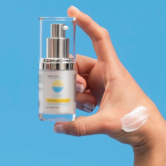SUNNIE The Illuminator Eye Lifting Cream - Dark Circle and Puffiness Treatment, Wrinkle and Brightening Eye Cream - Anti Aging Formula (.53 oz/ 15 g)