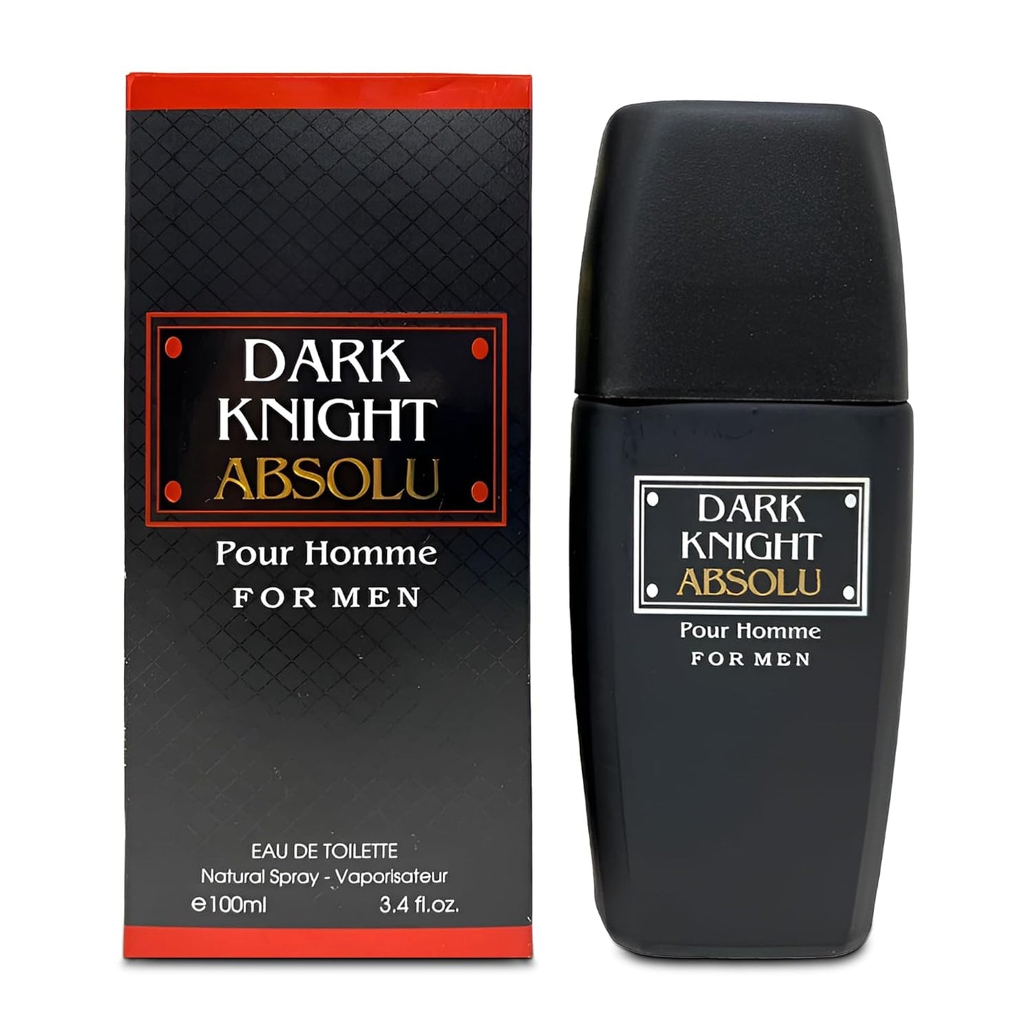 Cologne for Men Dark Night Absolu Natural Spray Masculine Scent Wonderful Fragrance Gift Eau De Parfum for Daily Use 3.3 Fluid Ounce