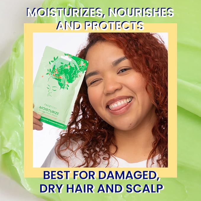 FACETORY Deluxe Self-Care Mask Bundle with 3 Nourishing Hair Masks, 7 Hydrating Face Sheet Masks, and 3 Softening Body Masks for Dry, Cracked Skin