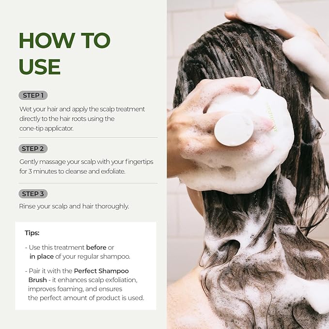 Tea Tree Scalp Treatment | Purifies and Exfoliates Oily Scalp | Natural BHA & Tea Tree | Removes Odor & Buildup | Hypoallergenic Exfoliator, 8.42 fl oz