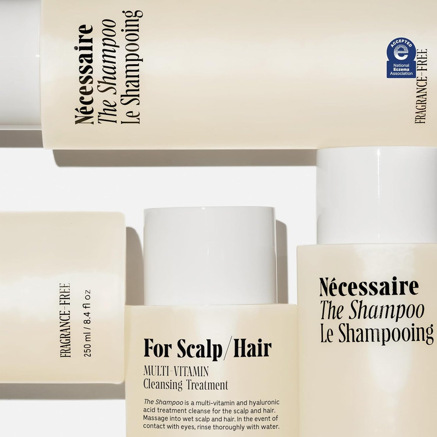 Nécessaire The Shampoo. Hyaluronic Acid + Vitamin B Complex Shampoo for Women & Men.
