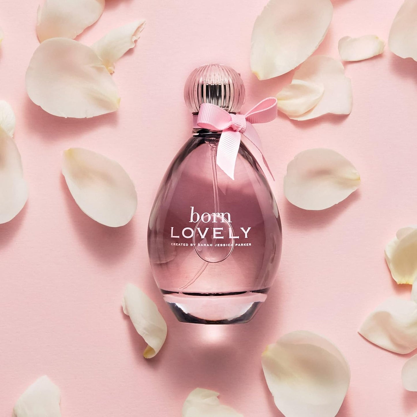 SJP Born Lovely Lush, Sweet, Elegant Amber Floral Eau De Parfum Spray Fragrance for Women - Mandarin, Peony, Honeysuckle, and Freesia - Intense, Long Lasting Scent - 1.7 oz