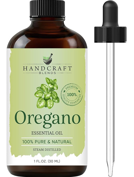 Handcraft Blends Oregano Oil - 1 Fl Oz - 100% Pure and Natural - Premium Grade Essential Oil for Diffuser and Aromatherapy