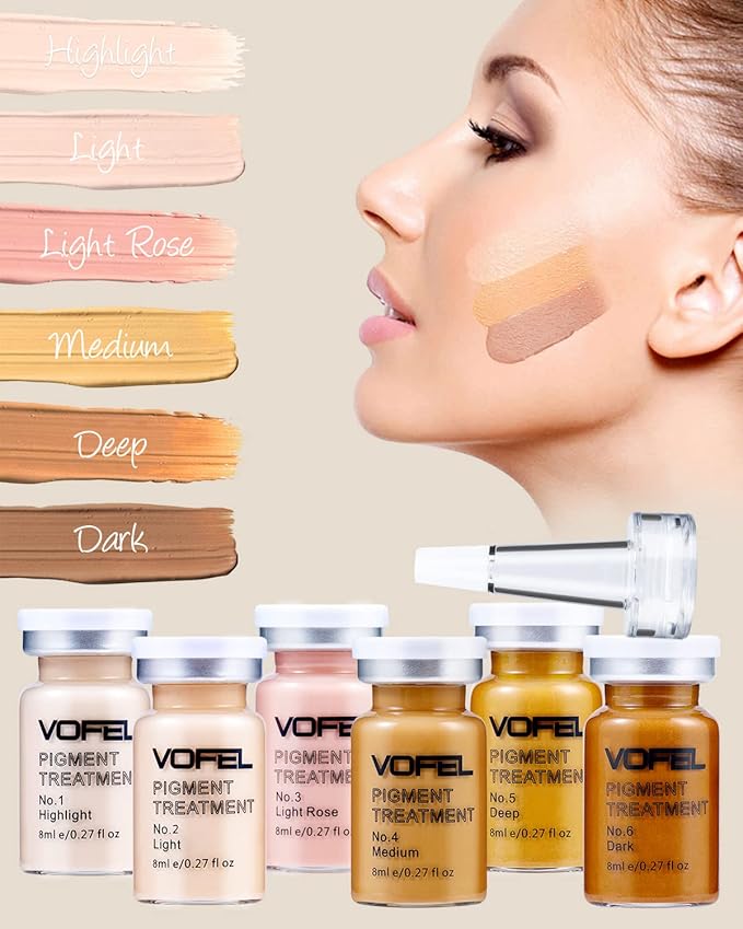 BB Glow Starter Kit for Microneedling Serum Pigment Ampoule Skin Treatment Kits 0.27oz 24 Vials