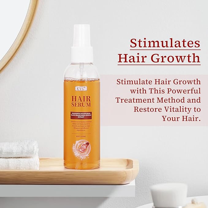 KVG Hair Growth Spray & Hair Mask for Women Men Strengthen Weak Hair & Stop Hair Loss