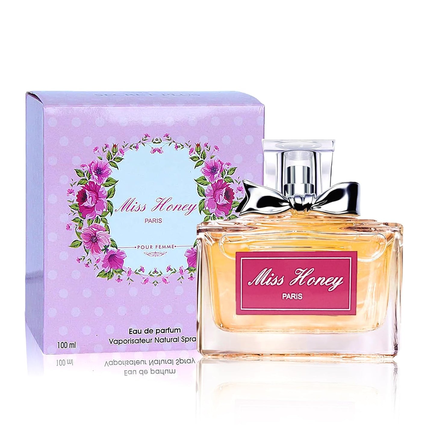 Women Mis Honey Perfume,Natural Spray Fragrance for Women Sweet Scent Eau De Parfum 3.4 Fl Oz