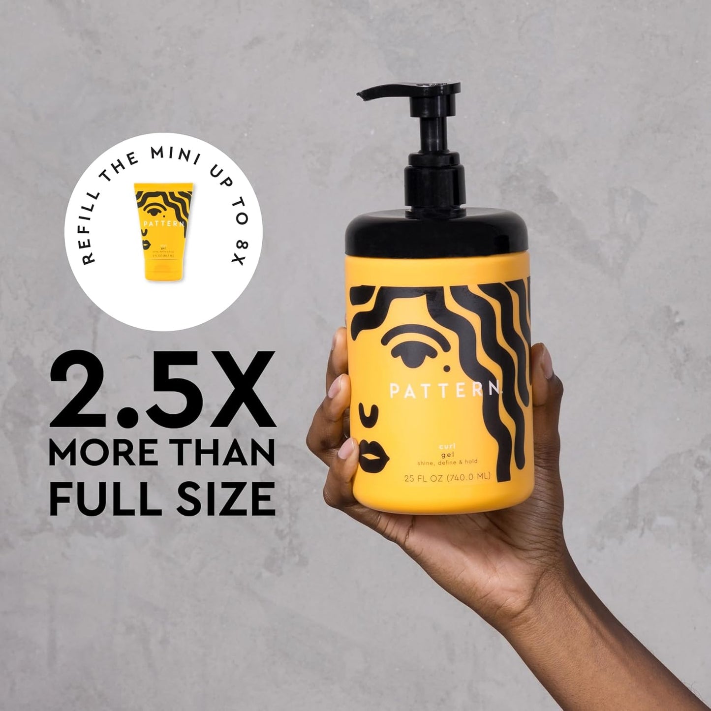 PATTERN Beauty by Tracee Ellis Ross Styling Cream - Hold & Definition for Curly Hair 3b-4c, 25 fl oz