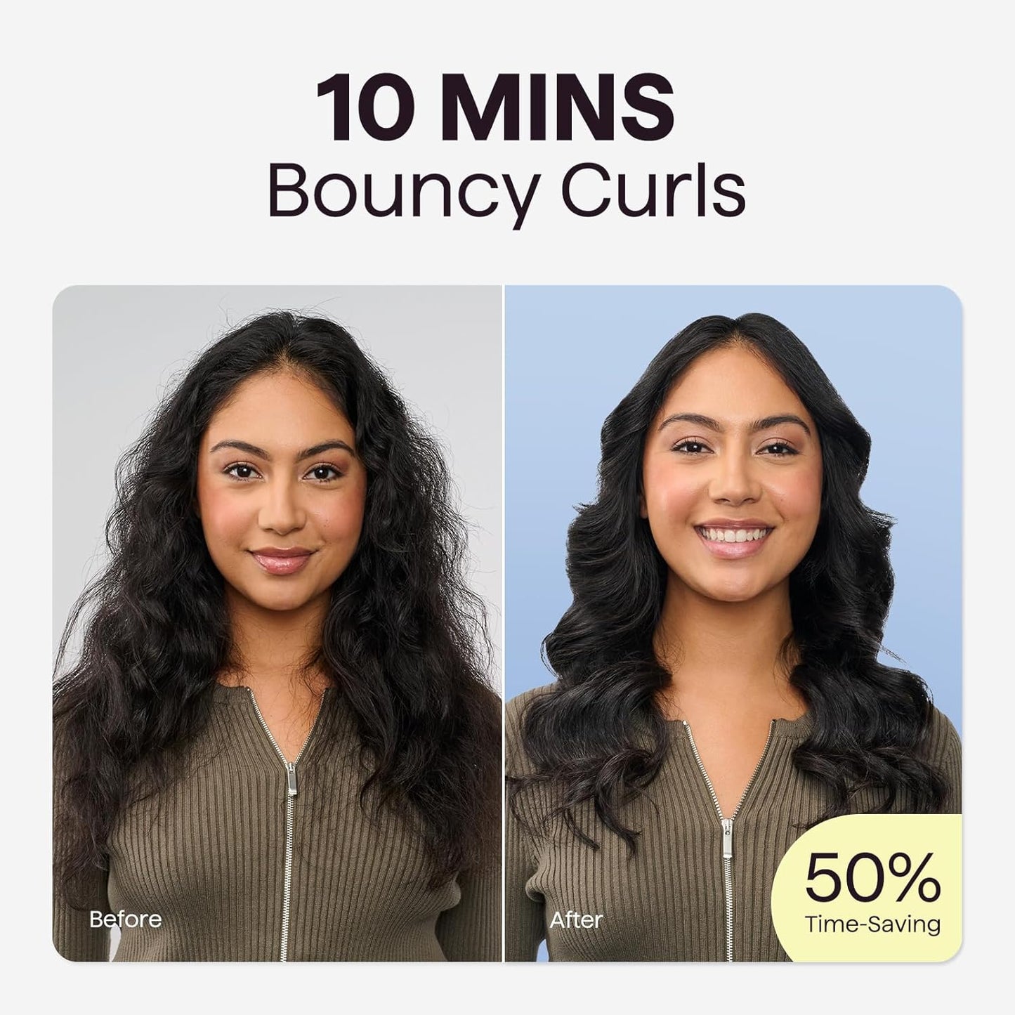 Wavytalk 1 Inch Rotating Curling Iron, Curl Cycle, Automatic Curling Wand for Long Hair, Get Effortless Beach Waves with Self Spinning Barrel up to 430°F with Home Button, Dual Voltage, Purple