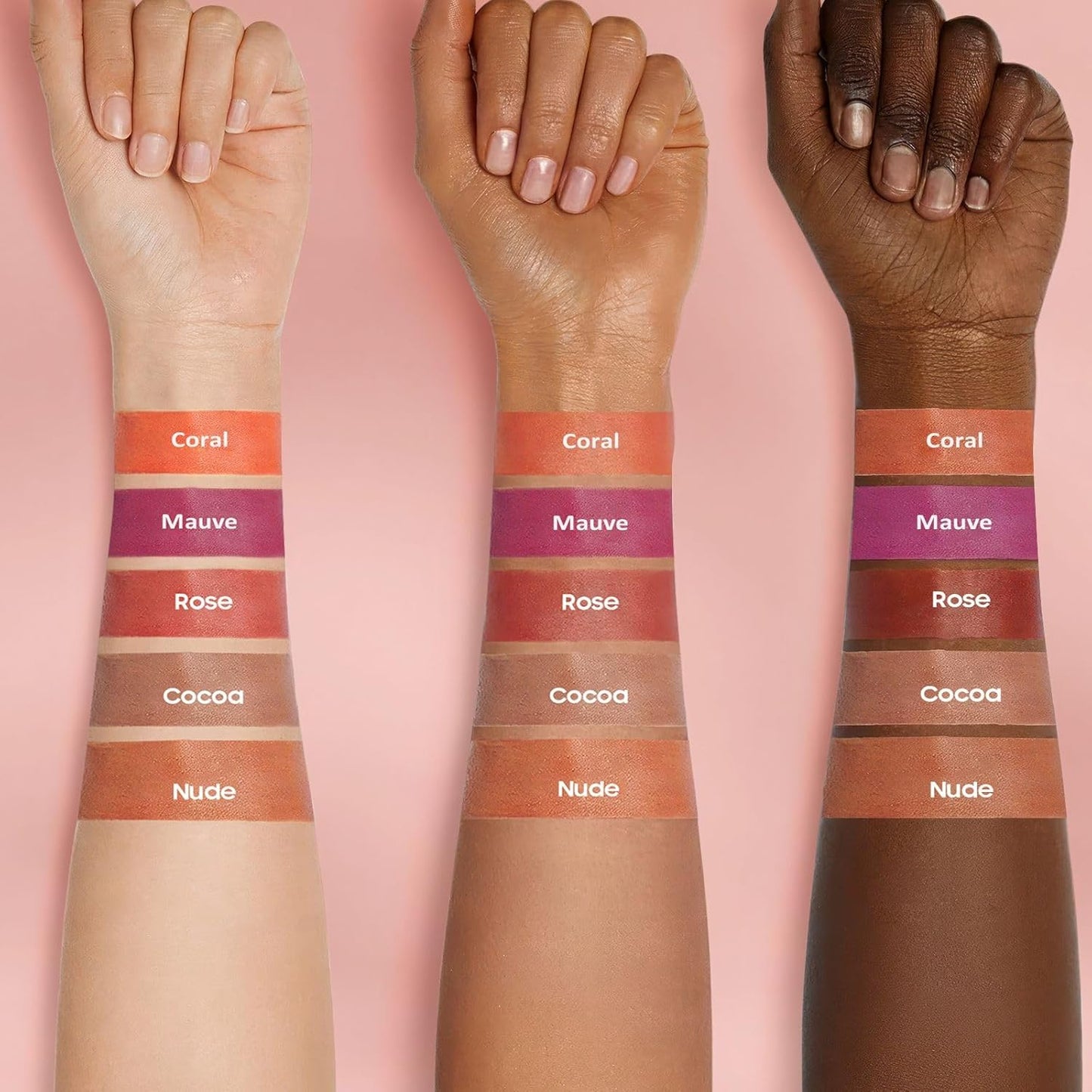 OETUIOW Lip Stain Lip Gloss, Long Lasting & Waterproof Non-Stick Cup Highly Pigmented Natural Finish for All Skin Types (Cocoa)