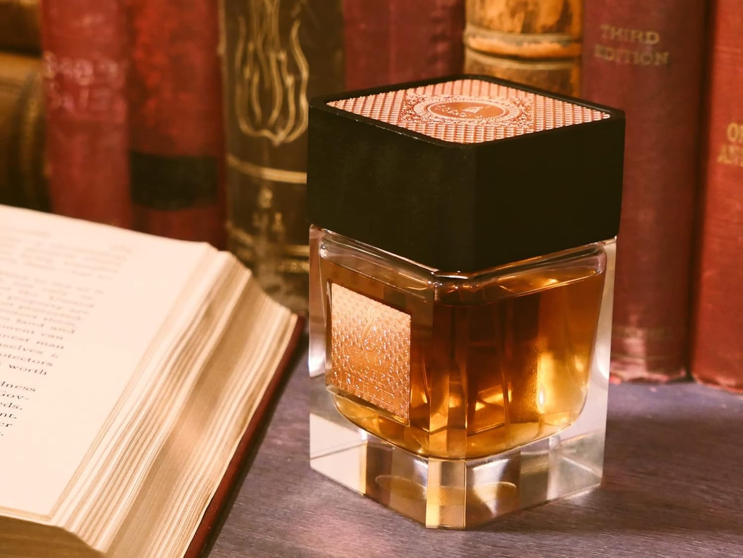 Rich Oud Eau de Parfum 3.4 oz - Masculine Blend with Warm Smoky Incense Earthy Accords and Spicy Black Pepper loved for its long lasting trail and compliment catching aroma
