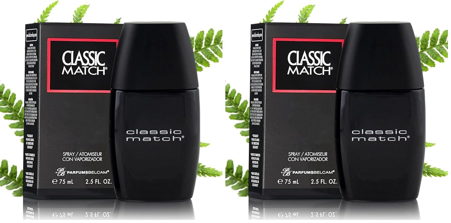 PB ParfumsBelcam Classic Match our Version of Drakkar Noir EDT,2.5 Fl Oz (F37437-04-DN) (Pack of 2)
