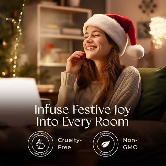 Gya Labs Christmas Tree Essential Oil Blend for Diffuser - Christmas Essential Oils for Aromatherapy, Holiday & DIY - 100% Natural Ingredients of Pine Needle, Cedarwood & Spearmint (0.34 Fl Oz)