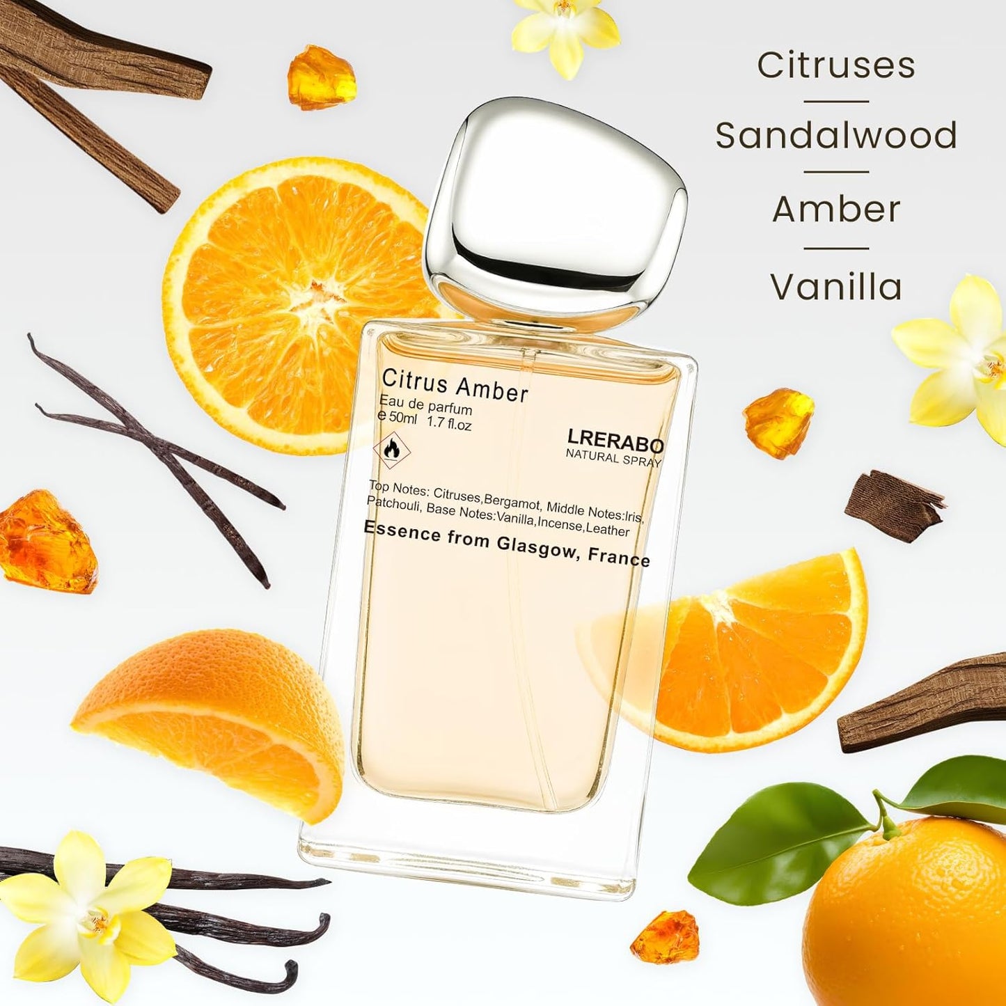 Vanilla Fruity Eau de Parfum - Inspired by Guer lain‘s Sha limar‘s Perfume For Women, Paraben Free, Vegan, Clean Ingredients, Women Gifts - Fragrance Spray 50 ml | 1.7 oz