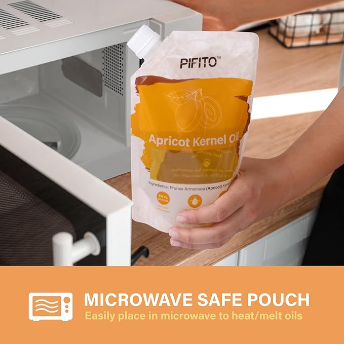 Apricot Kernel Oil (16 oz) for Soap Making │ Premium 100% Pure and Natural Carrier Oil for Essential Oils, Skin Care, Hair and Body Oil, Moisturizing Massage Oil