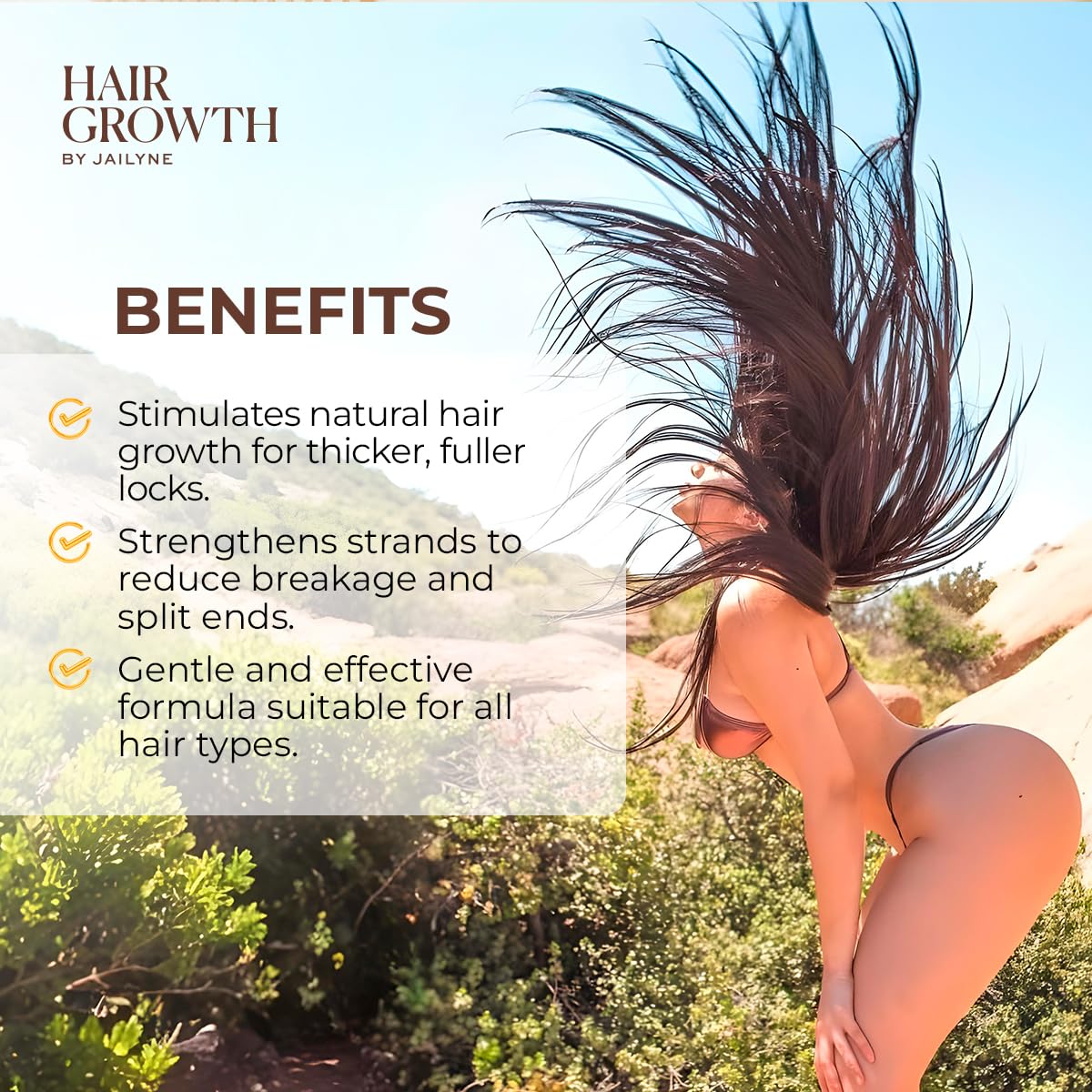 Hair Growth Repair Mask by Jailyne Ojeda – Protein-Enriched Deep Conditioning Treatment – Strengthens, Restores & Nourishes Damaged Hair – Sulfate-Free & Paraben-Free – Made in USA