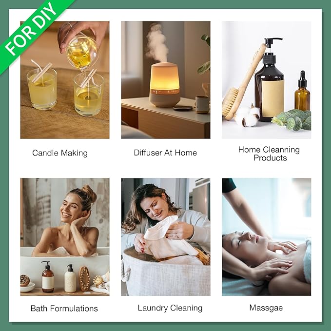 Essential Oils Set-MISIJI Essential Oils for Diffuser for Home,Diffuser Oils Scents for Aromatherapy,Candle&Soap Making,Laundry,Humidifiers 10 Scents Blissful