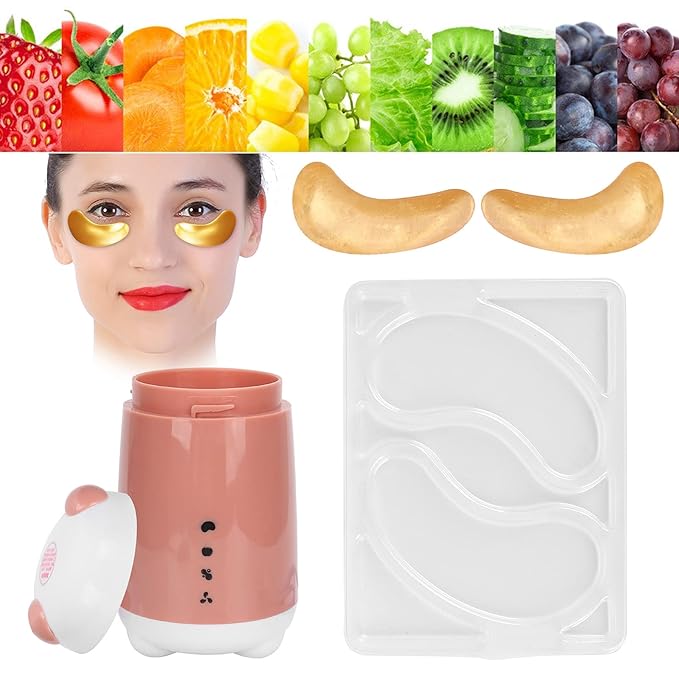 Eye Mask, 5Pcs Reusable Eye Mask Multifunctional Mask Patch Tray Plate Set Reusable Portable Eye Patches for Facial Mask Machine