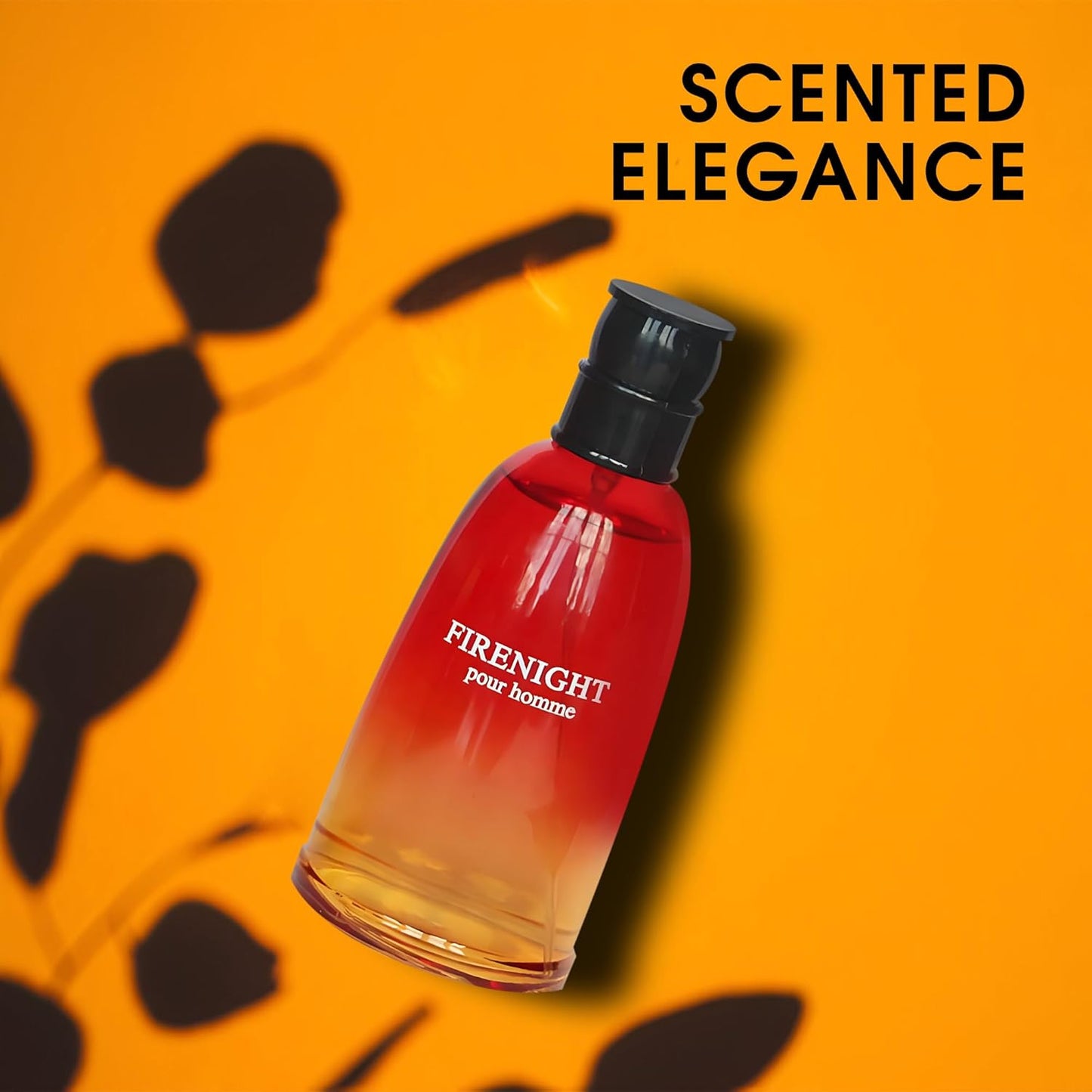 2PCS Valentine Milano/FireNight Eau De Toilette for Men-Fresh,Romantic Scent Perfume for Men 3.4 Fl Oz Each Mens Cologne For All Skin Daily Used