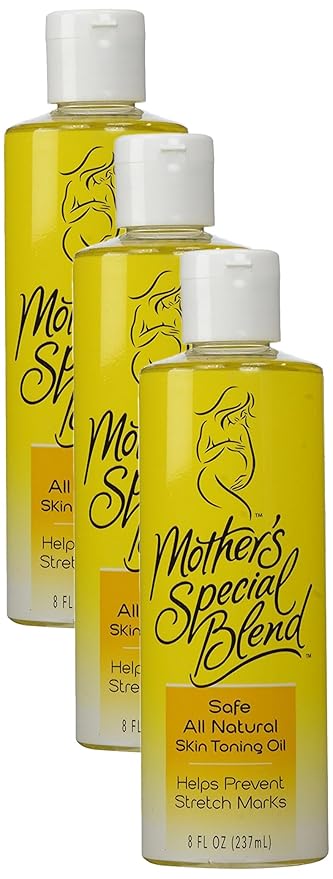 Mother's Special Blend All Natural Skin Toning Oil, 8-Ounce (Pack of 3)