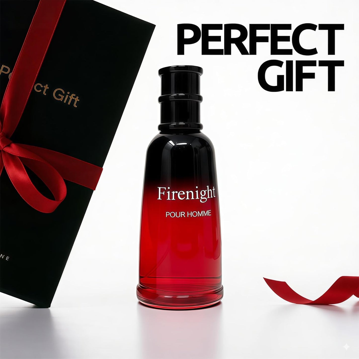 Cologne for Men Firenight 3.4 Fl Oz Eau de Parfume Natural Body Spray Noted with Nutmeg Flower, Lavender, Cedar, Chamomile, Mandarin Orange Fragrance Men's Perfume for Day & Night Use