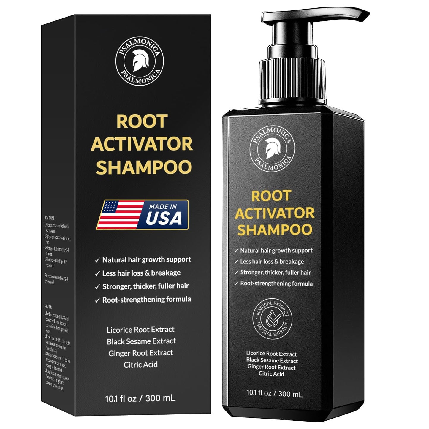 Root Activator Shampoo for Men - Hair Growth Shampoo for Hair Loss and Thinning Hair - Hair Loss RegrowthTreatments for Women Men (10.1 Fl Oz (Pack of 1))
