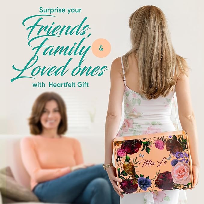 16 pcs Luxury Relaxing Spa Gift Basket Set - Perfect for Birthdays, Christmas, Get Well, Thank You, Bridal Shower, Gifts for Women & Men. Includes Bath Bombs (16 pcs, Turquoise)