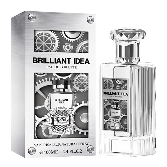 Hybrid & Company Brillian Idea For Men Pour Homme Eau De Toilette Natural Spray 3.4FL.OZ