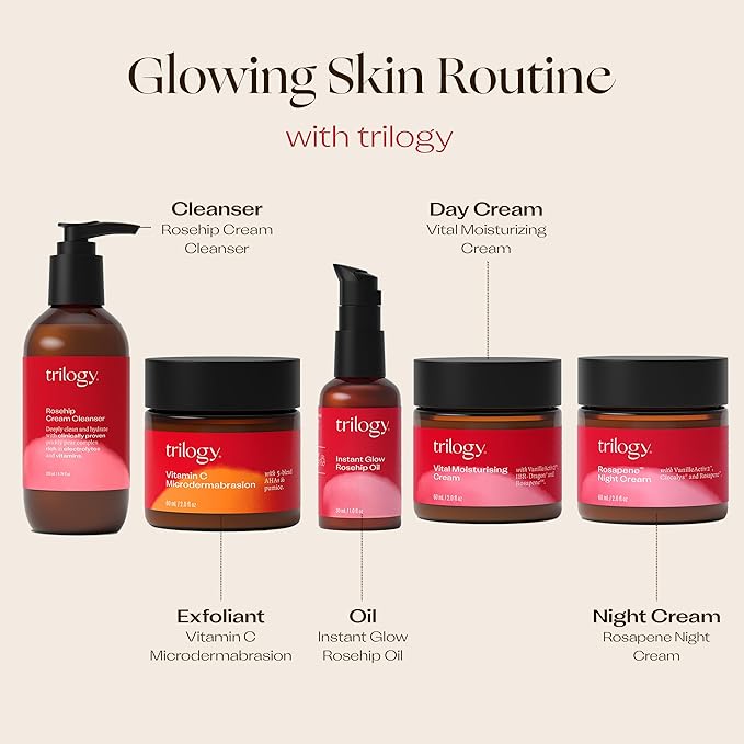 Trilogy Rosapene Night Cream, Deeply Nourishing & Restoring Natural Active Blend, 2.0 fl oz