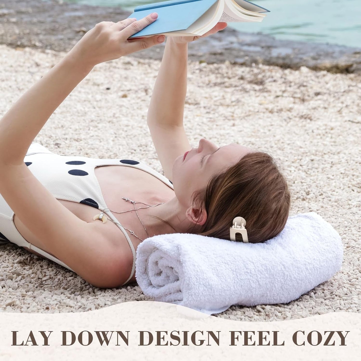 5 Pcs Flat Hair Clips, Medium Lay Flat Claw Clips for Women Girls,Strong Hold Non-slip Matte Hair Claws for Thick Thin Hair(Classic)