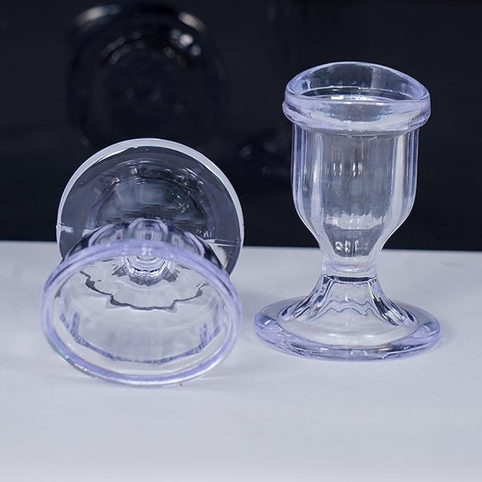 Transparent Eye Wash Cup - Eye wash Kit, Eye Cups for Eye wash Shaped Rim for Eye Rinse n Cleansing Eye wash Cups Remove Dust, Makeup & Irritants- Eye wash kit Set of 2 Eye Cup