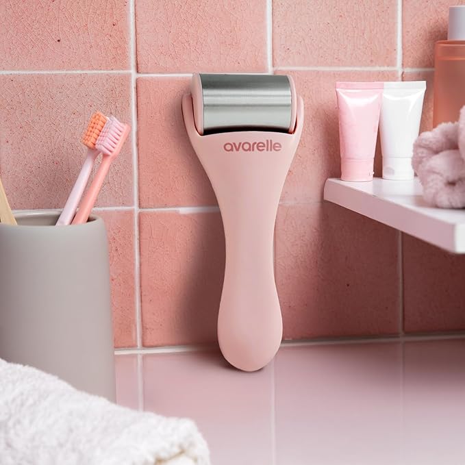 AVARELLE Ice Roller for Face | Women Eye Roller & Face Massager for Puffy Eyes | Face Ice Roller & Cold Skin Care Tools for Puffy Eyes & Dark Circles | Lymphatic Drainage Massager Face by Spot Tech