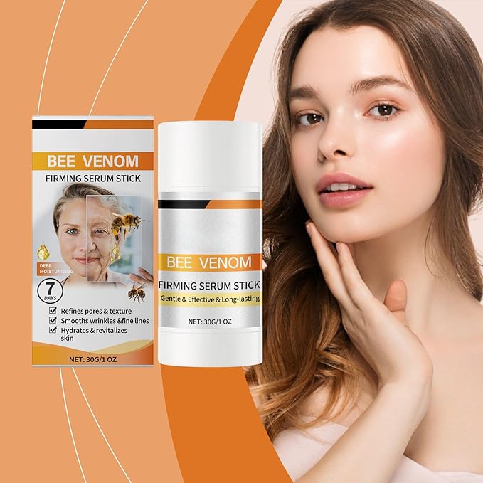 Bee Venom Firming Serum Stick - Advanced Anti-Wrinkle Lifting Cream,Deep Hydration,Restores Skin Elasticity,Suitable for All Skin Types (2)