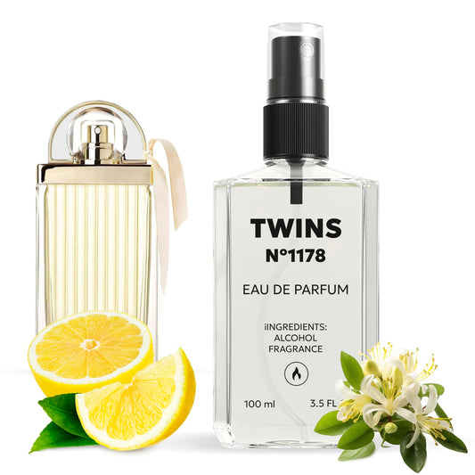 TWINS Impression of Love Story | Perfume for Women Eau de Parfum | No.1178 | 3.4 Fl Oz / 100 ml