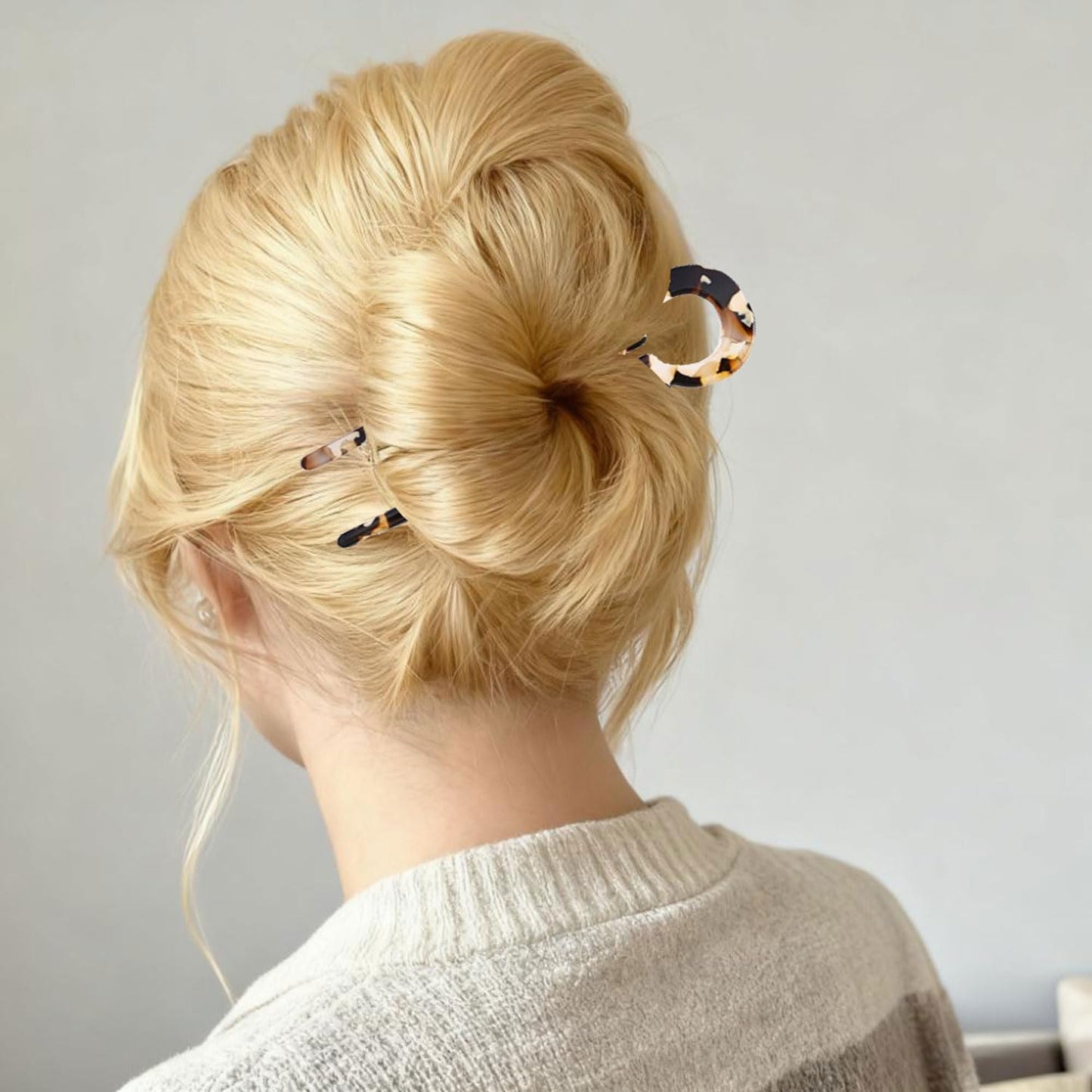 Prestigs French Hair Pin,Multi-colored French Hairpins,Elegant Prestiges Hair Pins for Women New Hair Accessories,Suitable for All Hair Types