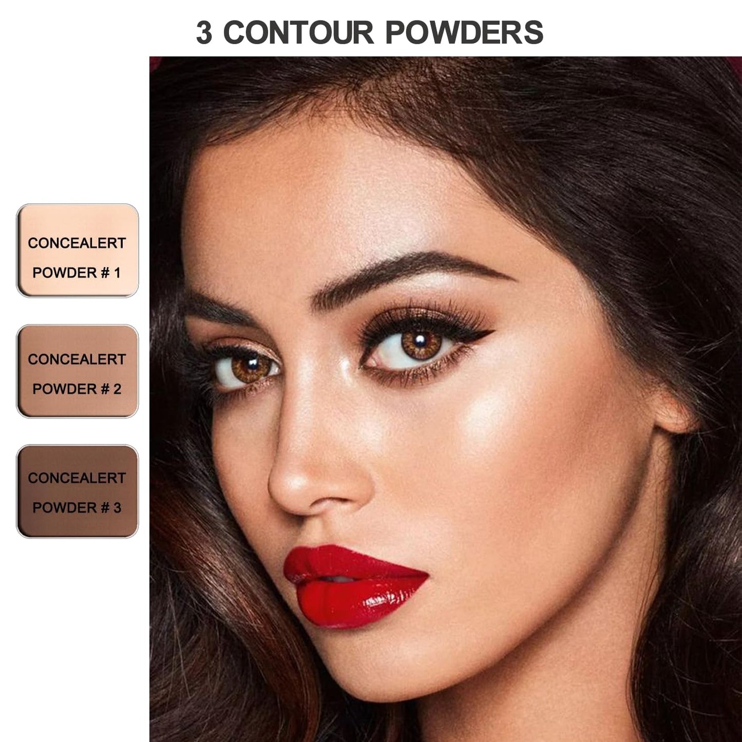 Youngfocus 14 Highly Pigmented Eyeshadows Blendable Natural Look Shimmer and Matte Eyeshadow Palette, 6 Natural Waterproof Eyebrow Powders, 3 Contour Powders, Lasting Multi-Finish Cosmetics Gift Kit