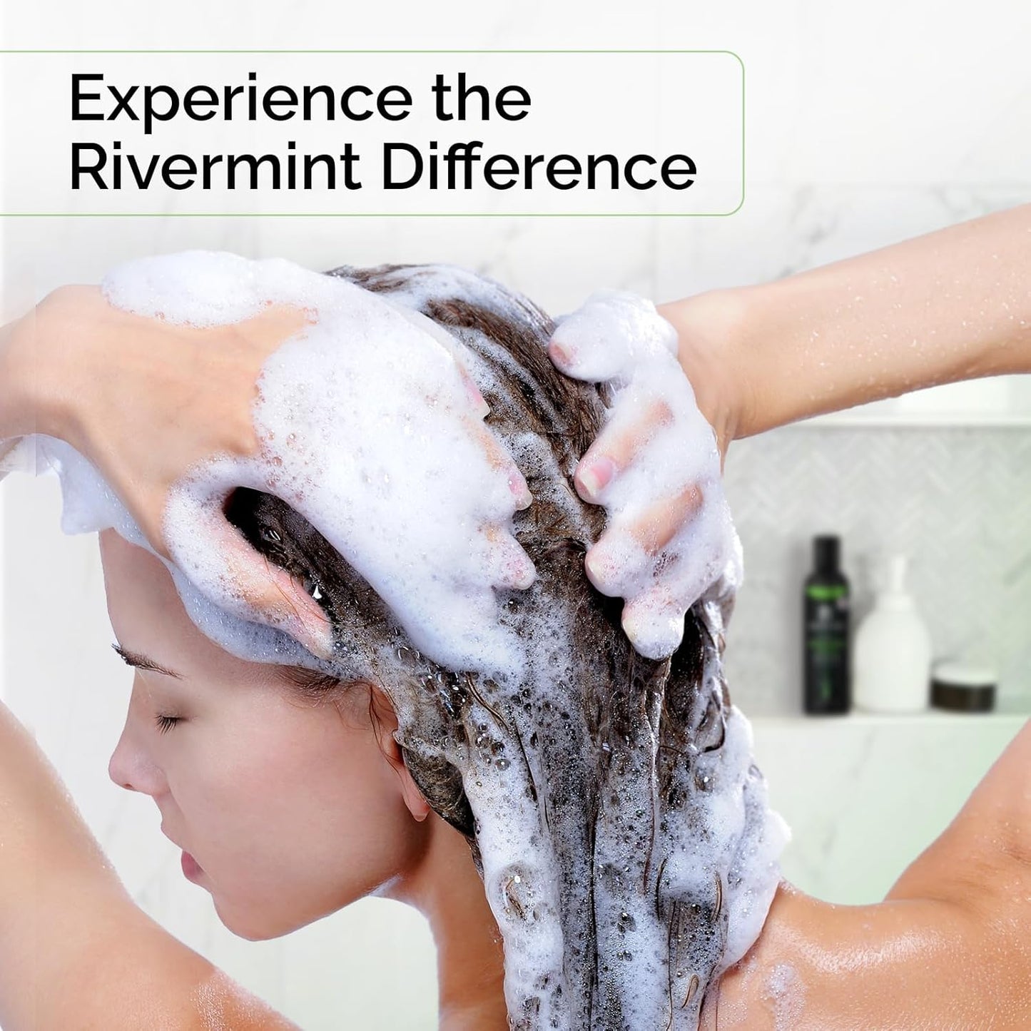 Generic Rivermint Shampoo with Hyaluric Acid and Biotin: Hair Growth Stimulant for Men and Women, anti hair loss - Made in the USA