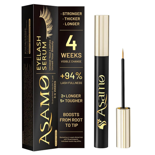 Eyelash Growth Serum – Lash Serum for Eyelash Growth with 15 Plant Extracts for Longer Thicker Fuller Lashes Nourishing Formula to Enhance Natural Beauty Hypoallergenic Oil Free lash growth serum -3ml