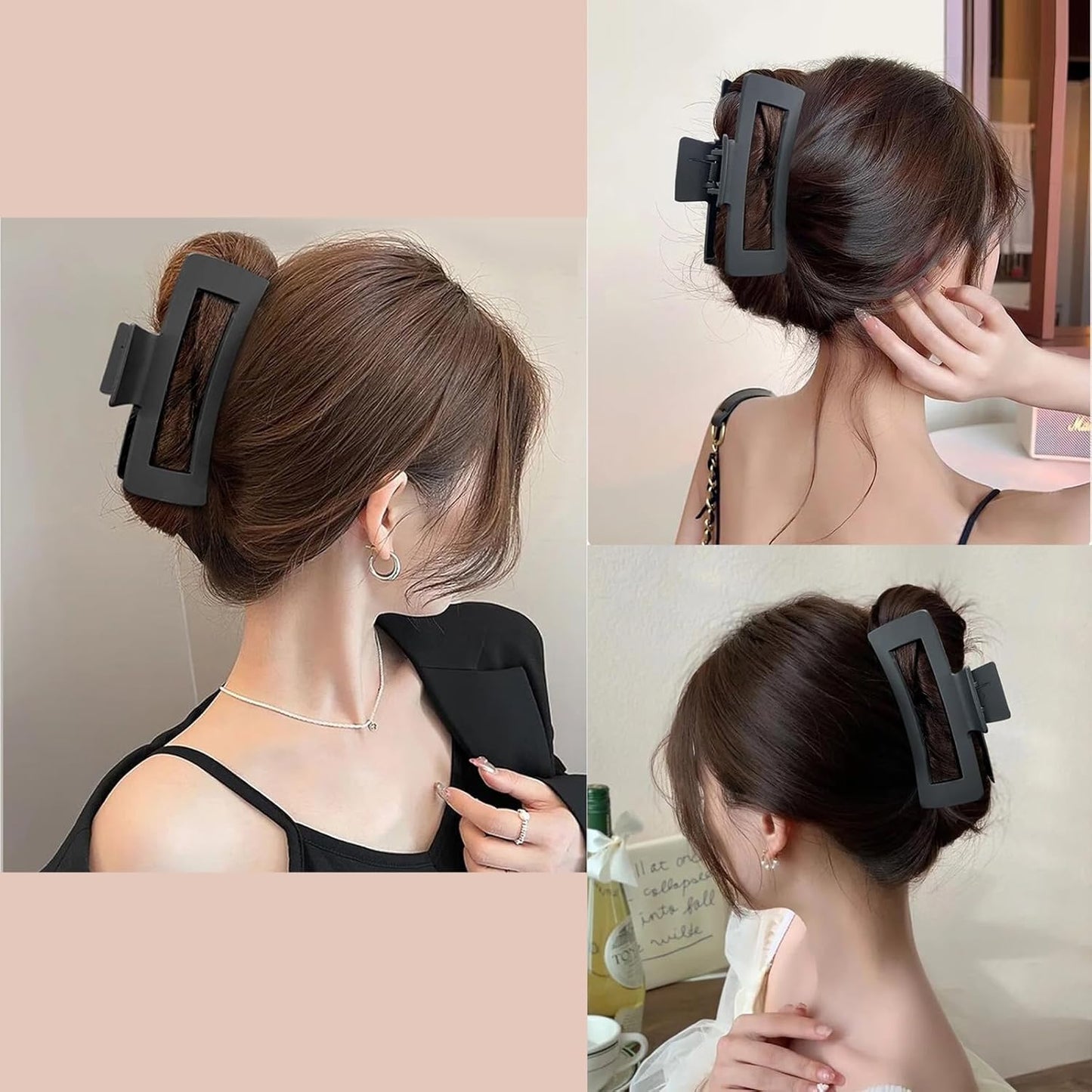 Hair Clips for Women – Large Claw Clips, Banana Clips, Big Hair Clips for Thick, Thin Hair, Strong Hold, Non-Slip Hair Claws, Versatile Hair Accessories(PG17)