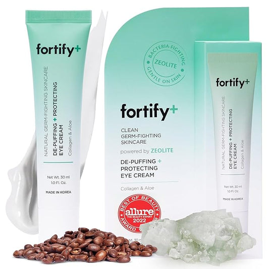 Fortify 9-in-1 Natural Skincare Eye Cream – Anti-Aging Under Eye Cream for Dark Circles, Puffiness & Bags Under Eyes – 30ML