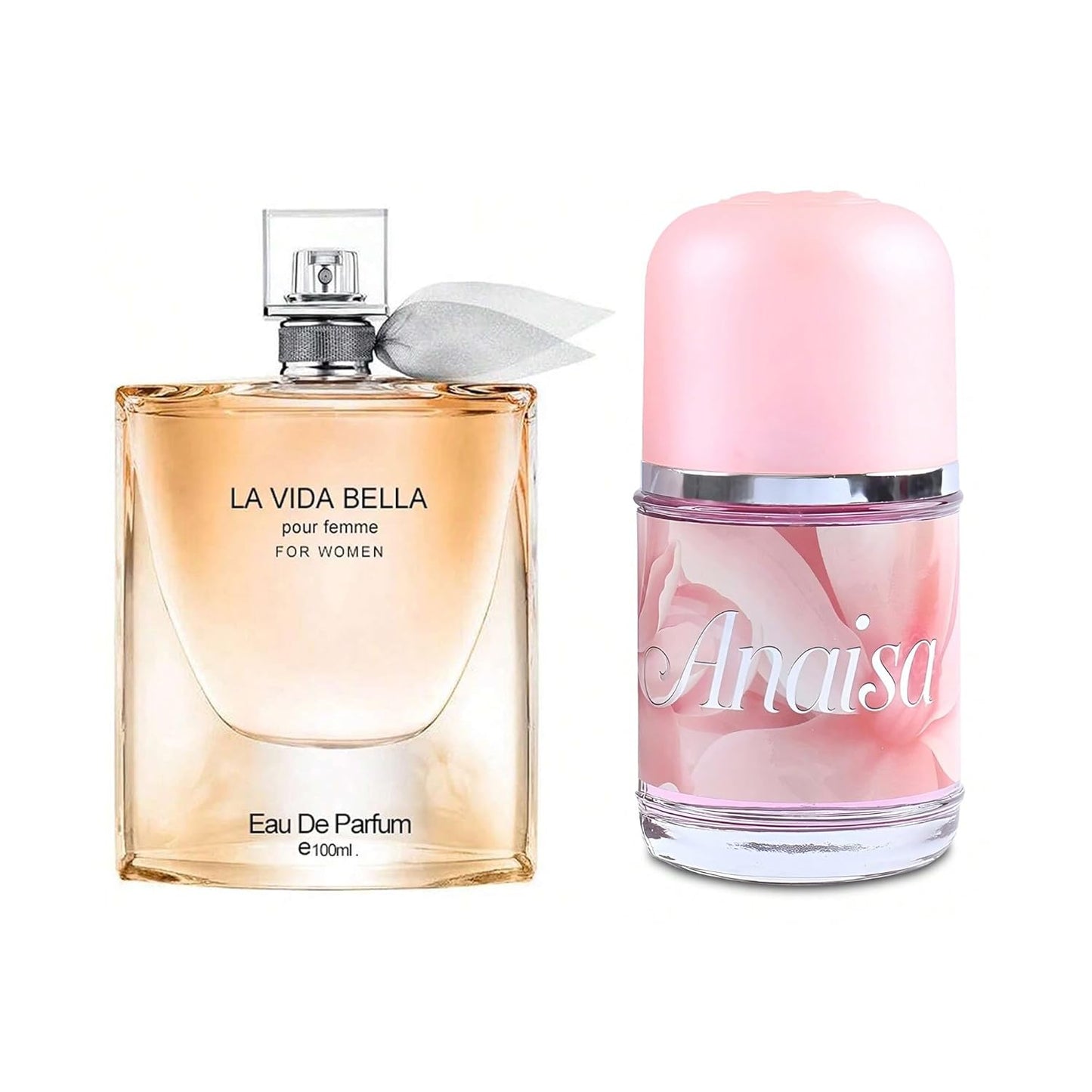 Women's Perfume La Vida Bella& Anaisa Combo Set Eau De Parfum Long Lasting Fragrance 3.4 Fl Oz Spray Each for Daily Used