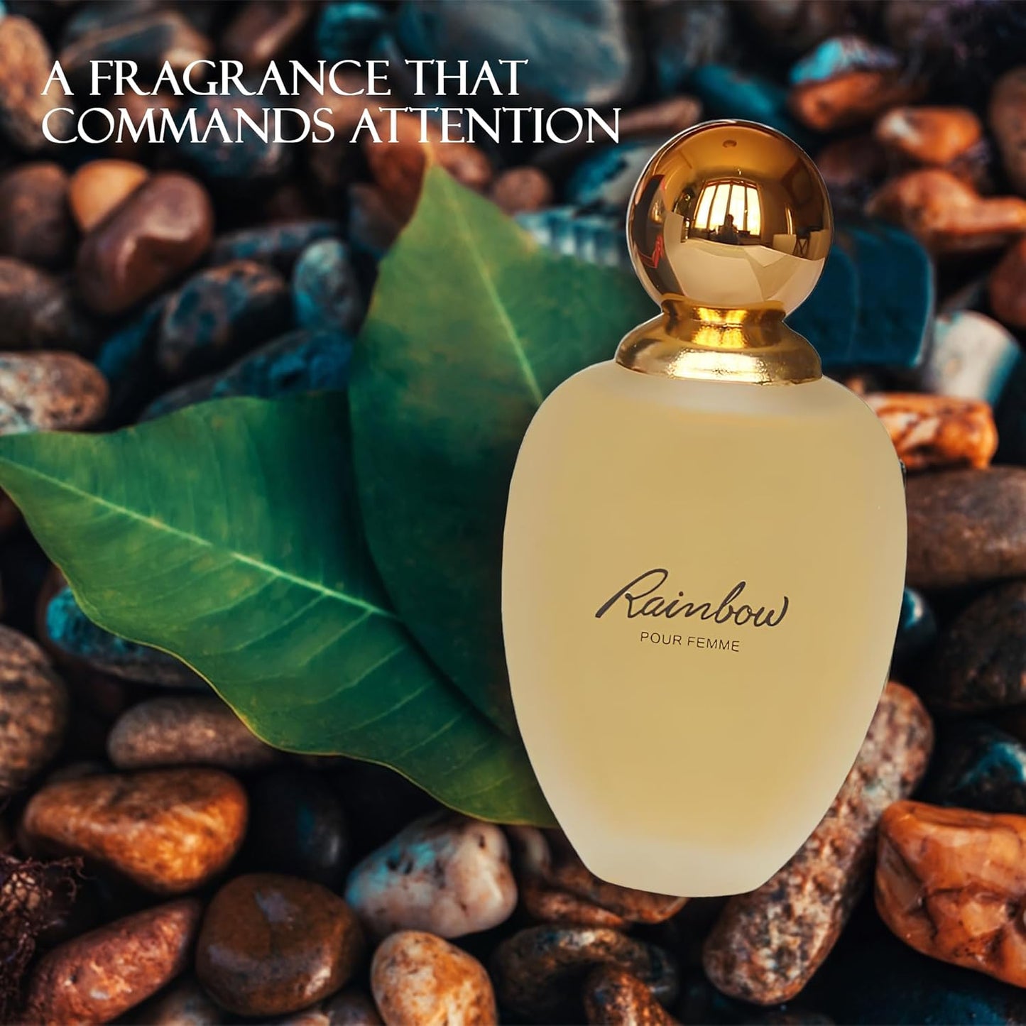 Women's Rainbow Perfume Fresh Scent Eau de Parfum 3.4 Flo Oz Natural Spray Fragrance for all Day Used