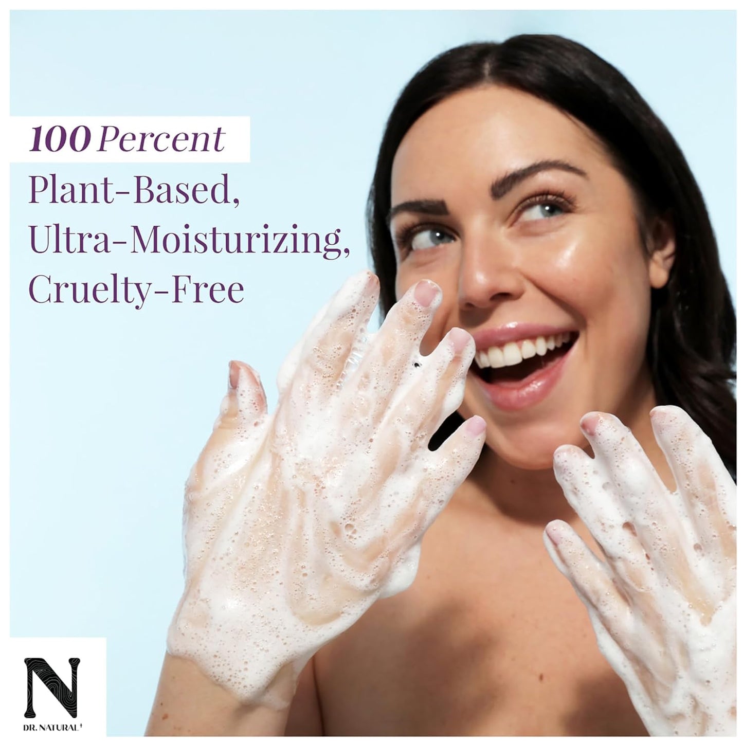 Dr. Natural Leave-in Conditioner and Detangler, 6.7 oz - Hair Detangler Spray for All Hair Types - Deep Conditioner with Coconut Oil and Shea Butter - Controls Frizz, Tangles - Hypoallergenic