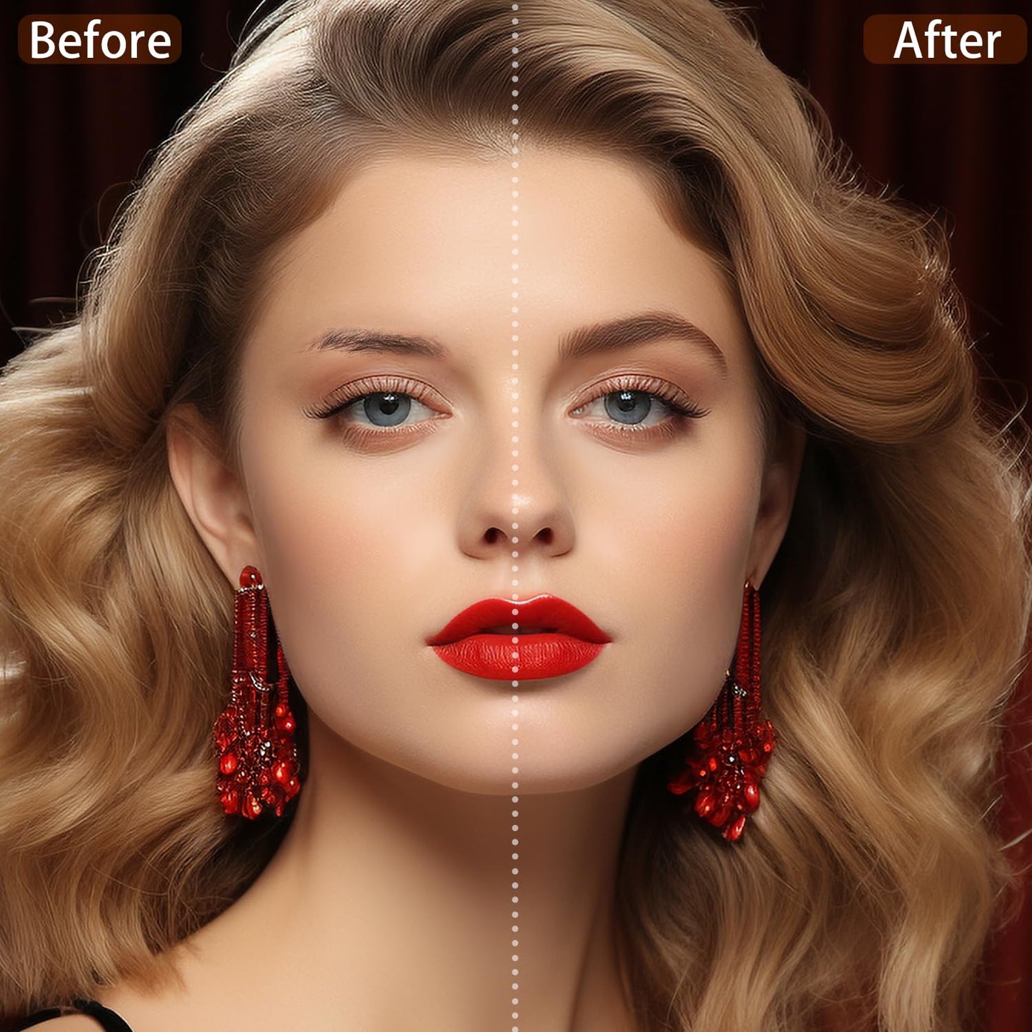 Eyebrow Pencil,2-in-1 Waterproof Eyebrow Pen with 4 Tip Brow Pen and Ultra-Precise Brow Pencil,with Dual-ended Eyebrow Brush,Eyebrow Makeup for Natural Looking Eyebrows - Auburn