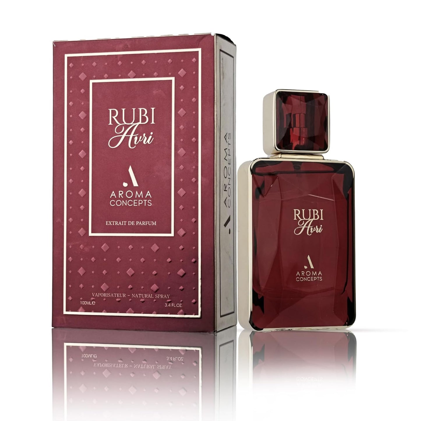 Aroma Concepts Rubi Avri EDP Women's Eau de Parfum Fragrances Scent for Her 3.4 Fl Oz Perfume By Avery