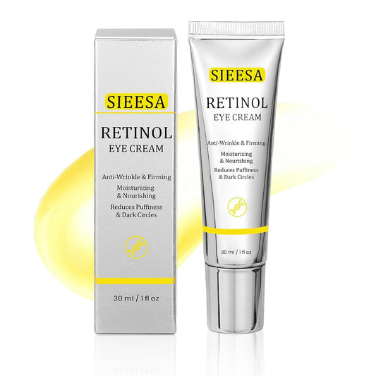 Retinol Under Eye Cream,Vitamin E & Niacinamide – Reduces Appearance of Wrinkles & Dark Circles&Puffiness, Anti-Aging Eye Cream for Fine Lines,Daily & Night Use,Men & Women (1 fl.oz)