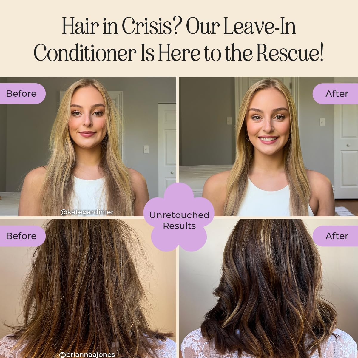 INH Emergency Revival Spray | Leave In Conditioner Spray | Hair Shine & Detangler Spray for Frizz Control & Dry, Damaged Hair | Smoothing & Volumizing Mist with a Gloss Finish | Travel Size, 4oz