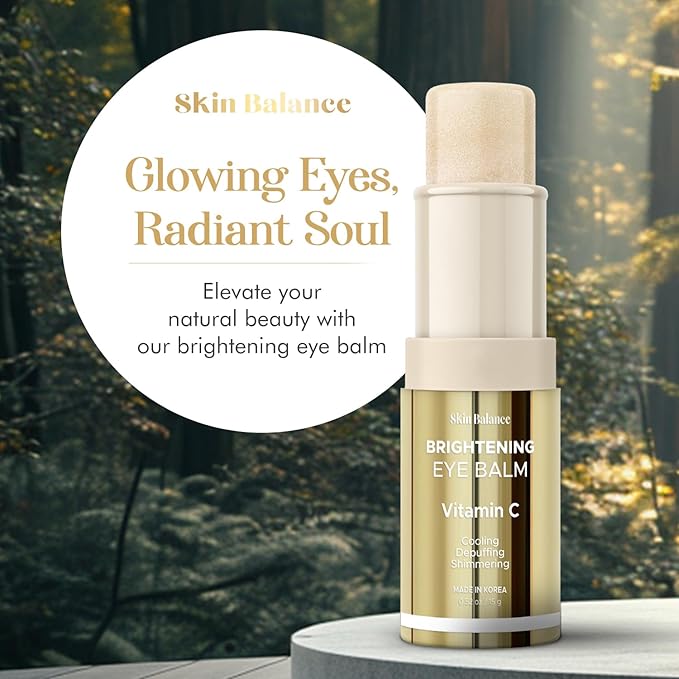 Vitamin C Eye Balm – Dermatologist-Tested, Anti-Aging, Korean Skin Care – Reduces Dark Circles, Puffiness & Fine Lines – Hydrating – Vegan, Clean Beauty, Cruelty-Free – 0.52 FL. Oz